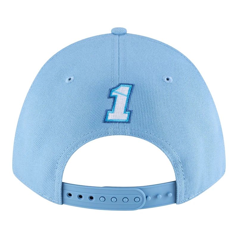 Men's New Era Light Blue Ross Chastain Busch Light 9FORTY M-Crown Adjustable Hat