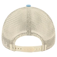 Men's New Era  Light Blue Ross Chastain Trackhouse Driver Number A-Frame 9FORTY Trucker Rope Adjustable Hat