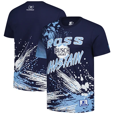 Men's Starter Blue Ross Chastain Touchdown Extreme T-Shirt