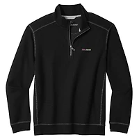 Pull Tommy Bahama Ross Chastain Montego Bay noir à demi-zip pour homme
