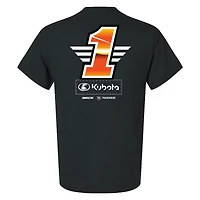 Men's Trackhouse Racing Team Collection Black Ross Chastain #1 Kubota T-45 Flag T-Shirt