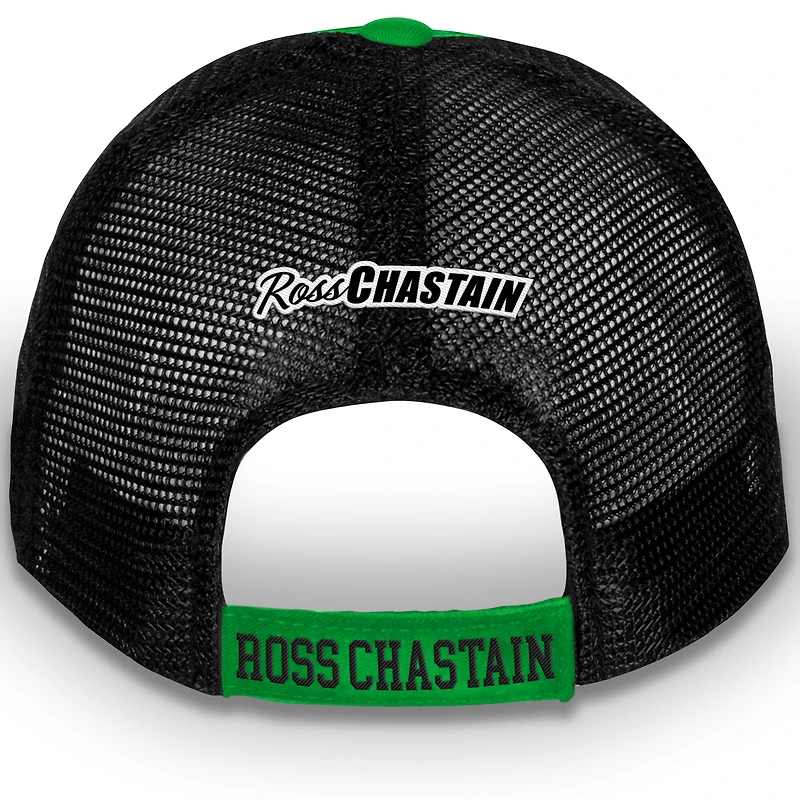 Casquette Melon Man verte Ross Chastain Gas It or Smash It pour homme de la collection Trackhouse Racing Team