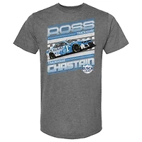 T-shirt pour homme de la collection Trackhouse Racing Team Heather Charcoal Ross Chastain Busch Light Car