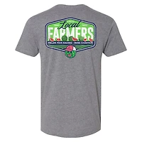 Men's Trackhouse Racing Team Collection Heather Gray Ross Chastain Melon Man T-Shirt
