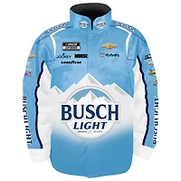 Men's Trackhouse Racing Team Collection  Light Blue Ross Chastain Busch Full-Snap Nylon Uniform Jacket