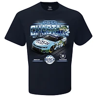 T-shirt léger bleu marine Ross Chastain Busch de la collection Trackhouse Racing Team pour homme