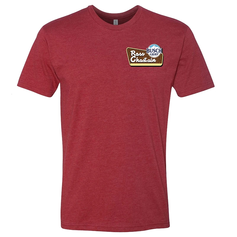 Men's Trackhouse Racing Team Collection Red Ross Chastain Busch Light Flannel T-Shirt