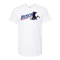 Men's Trackhouse Racing Team Collection  White Ross Chastain #1 2025 Busch Light Retro T-Shirt