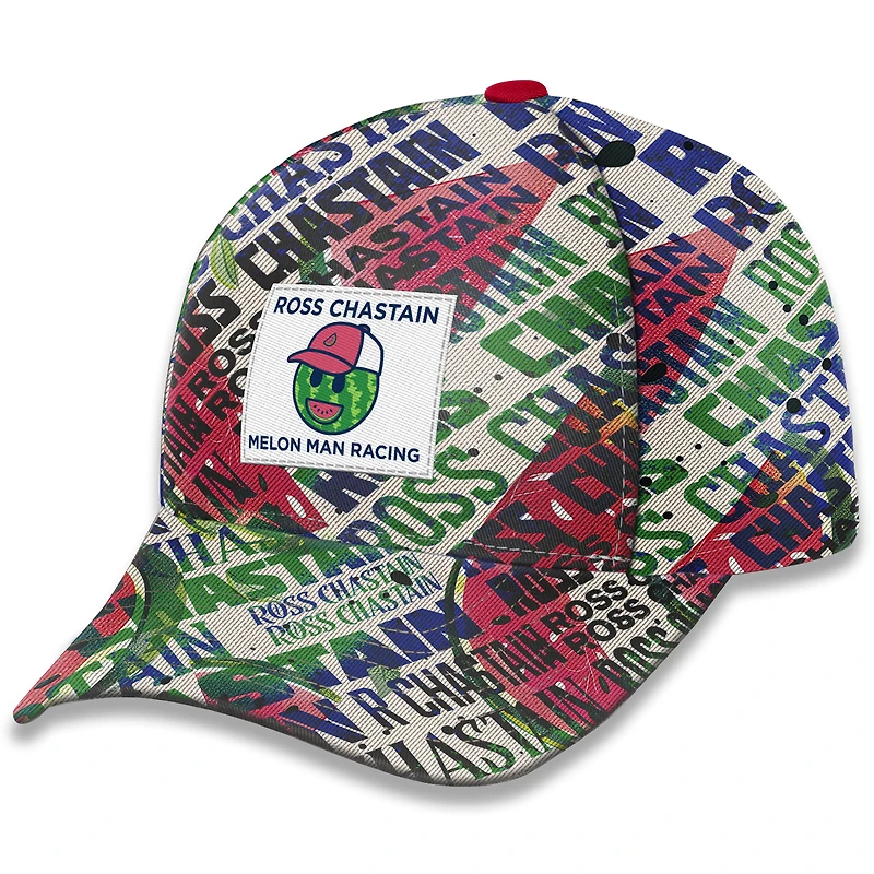 Casquette ajustable blanche Ross Chastain Melon Man, collection Trackhouse Racing Team pour homme