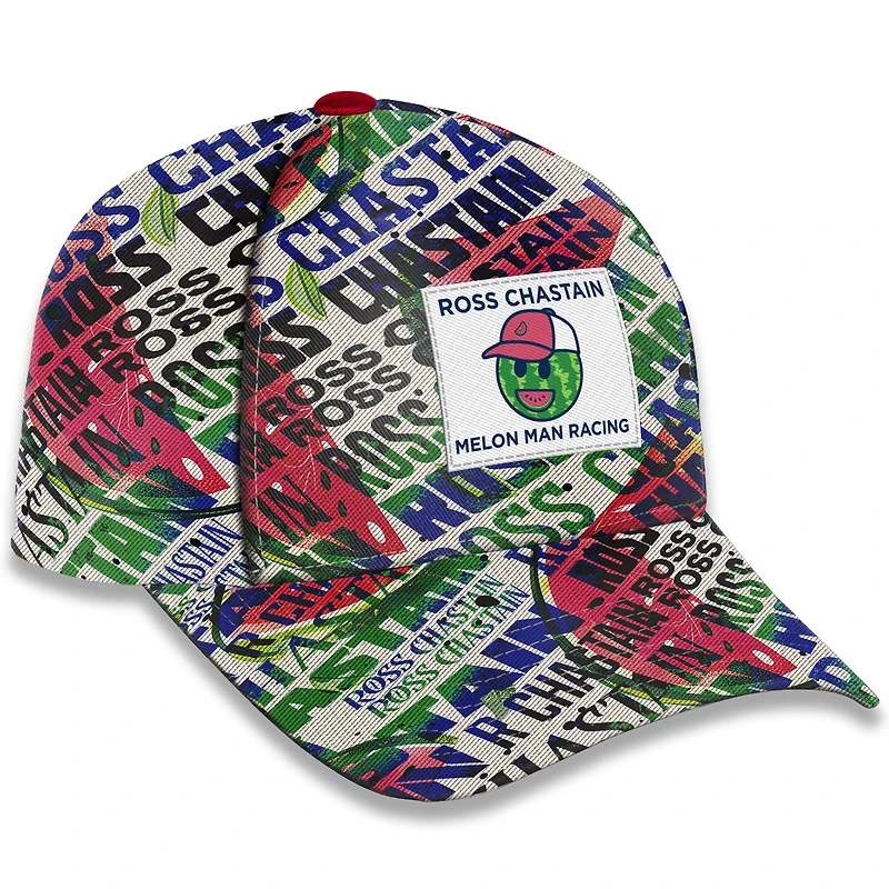 Casquette ajustable blanche Ross Chastain Melon Man, collection Trackhouse Racing Team pour homme