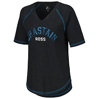 Haut raglan thermique tri-mélange noir Ross Chastain Ball Chase G-III 4Her par Carl Banks pour femmes