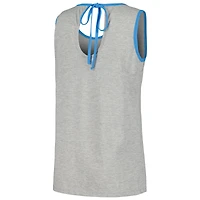 Women's G-III 4Her by Carl Banks Heather Gray Ross Chastain Fastest Lap Fashion Tank