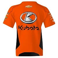 T-shirt orange de l'uniforme Ross Chastain Kubota la collection Youth Trackhouse Racing Team