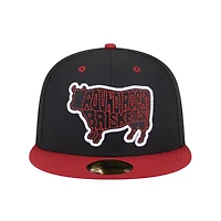 Casquette ajustée 59FIFTY noire ronde Rock Express Theme Nights de New Era pour homme
