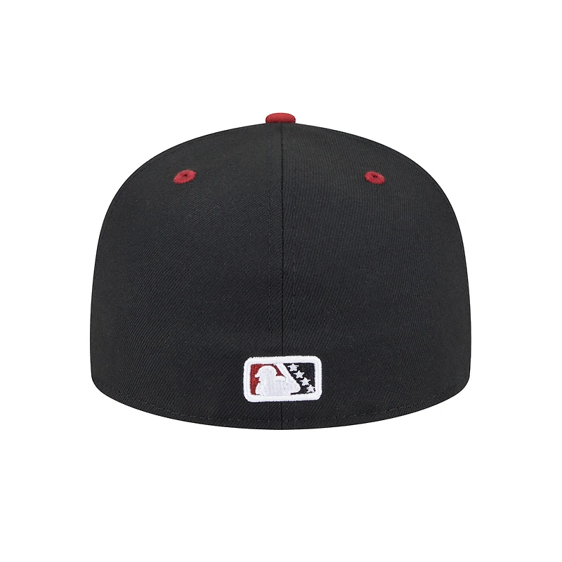 Casquette ajustée 59FIFTY pour homme New Era bleu marine Round Rock Express Theme Nights