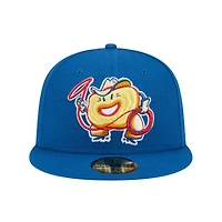Casquette ajustée 59FIFTY bleue New Era Round Rock Express Theme Nights pour homme