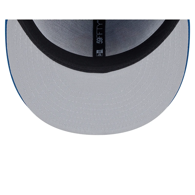 Casquette ajustée 59FIFTY bleue New Era Round Rock Express Theme Nights pour homme
