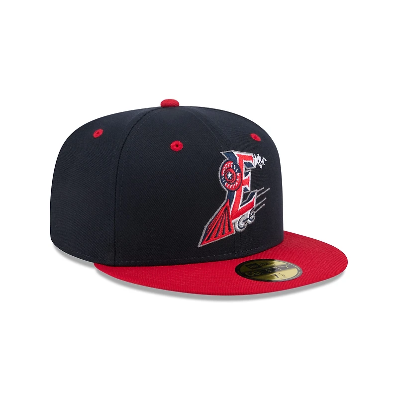 Casquette ajustée 59FIFTY pour homme New Era bleu marine Round Rock Express Theme Nights