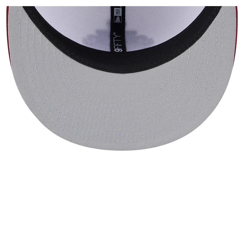 Men's New Era  White/Red Round Rock Express Authentic Collection 59FIFTY Fitted Hat
