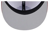 Men's New Era  White/Red Round Rock Express Authentic Collection 59FIFTY Fitted Hat