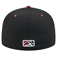Casquette ajustée 59FIFTY noire Round Rock Express Theme Night Briskets New Era pour hommes