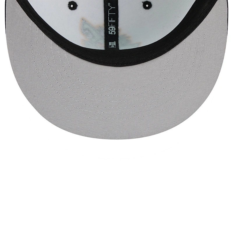 Casquette ajustée New Era Round Rock Express 2026 Copa De La Diversion 59FIFTY pour homme, blanche et noire