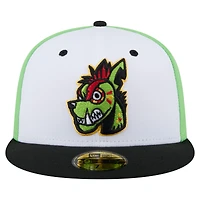 Casquette ajustée New Era Round Rock Express Copa de la Diversión 59FIFTY pour homme, blanche et noire