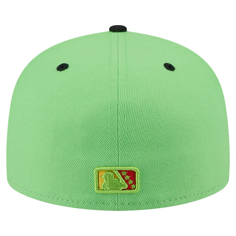 Casquette ajustée New Era Round Rock Express Copa de la Diversión 59FIFTY pour homme, blanche et noire