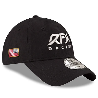 Men's New Era Black Roush Fenway Keselowski Racing Enzyme Washed 9TWENTY Adjustable Hat