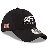 Men's New Era Black Roush Fenway Keselowski Racing Enzyme Washed 9TWENTY Adjustable Hat