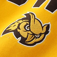 Men's Colosseum  Gold Rowan Profs Arch & Logo Hoodie