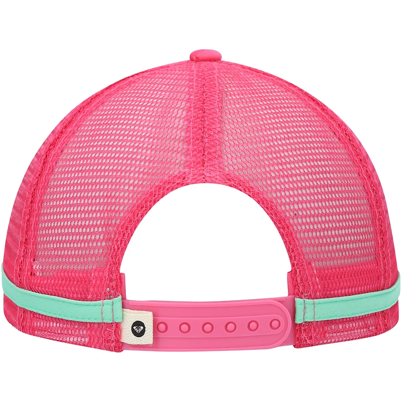 Women's Roxy Pink Dig This Trucker Snapback Hat
