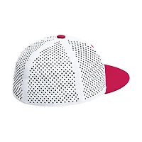 Men's adidas  White Rutgers Scarlet Knights On-Field Fitted Baseball Hat