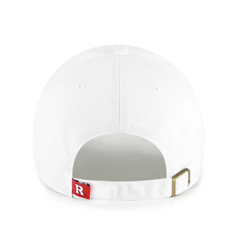 Men's '47 White Rutgers Scarlet Knights Clean Up Adjustable Hat