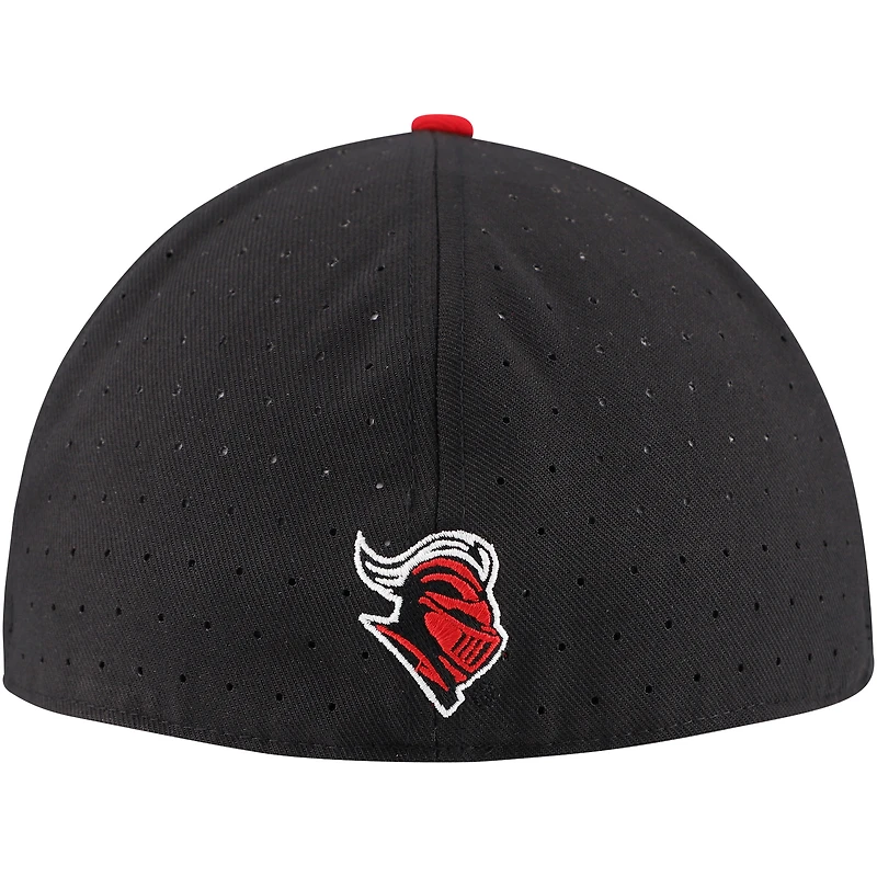 Casquette de baseball ajustée sur le terrain Rutgers Scarlet Knights adidas noire pour hommes