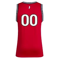 Men's adidas #00 Scarlet Rutgers Knights Replica Swingman Jersey