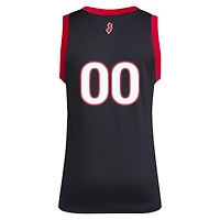 Maillot réplique adidas n°1 noir Rutgers Scarlet Knights Swingman pour homme