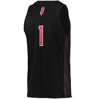 Maillot de basketball adidas #1 Rutgers Scarlet Knights Swingman pour homme, noir
