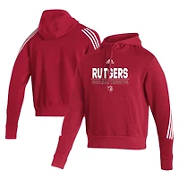 Sweat à capuche tendance adidas Scarlet Rutgers Knights pour homme