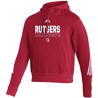 Sweat à capuche tendance adidas Scarlet Rutgers Knights pour homme