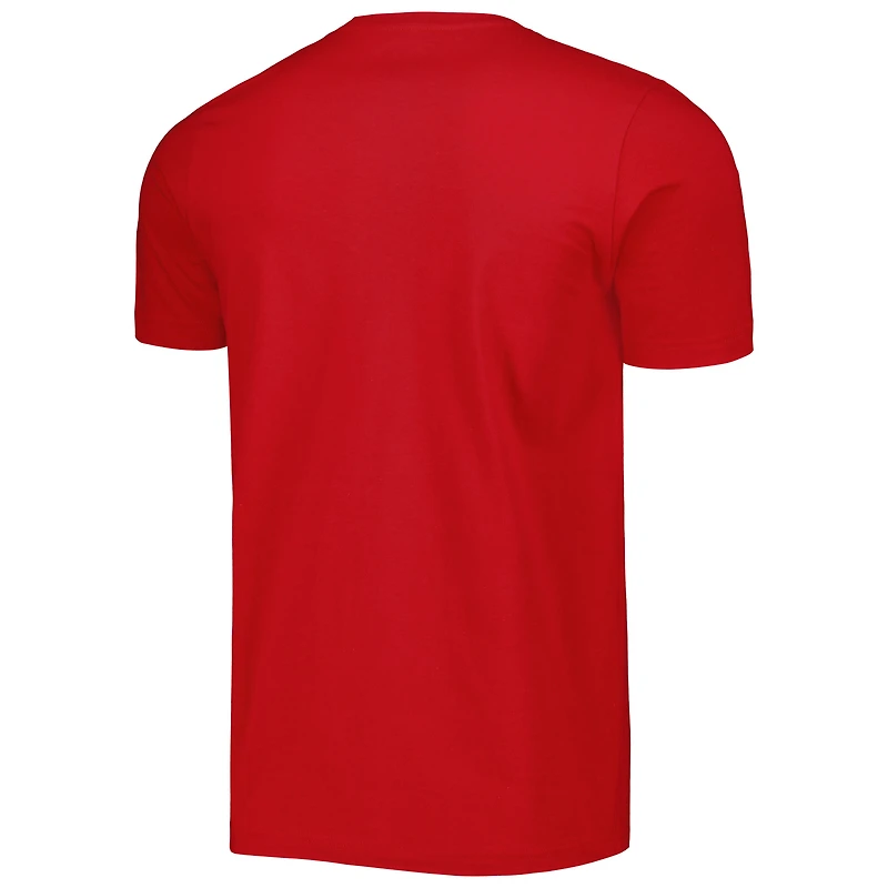 Men's adidas Scarlet Rutgers Knights Locker Lines Baseball Fresh T-Shirt