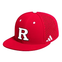 Men's adidas Scarlet Rutgers Knights On-Field Baseball Fitted Hat