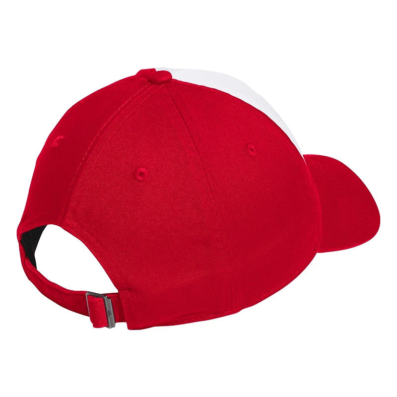 Men's adidas White/Scarlet Rutgers Scarlet Knights Slouch Adjustable Hat