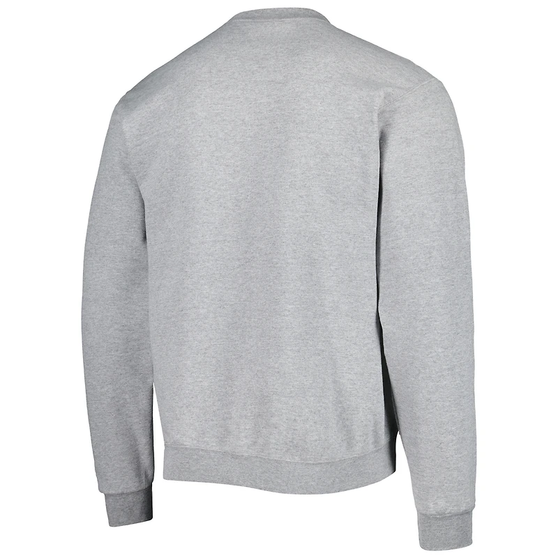 Men's Champion Heather Gray Rutgers Scarlet Knights High Motor Pullover Sweatshirt