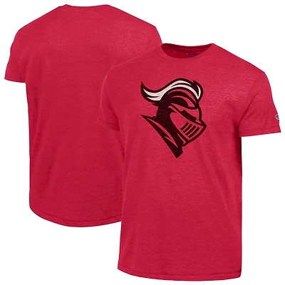 T-shirt Champion Scarlet Rutgers Knights Vintage Triumph Tri-Blend pour homme