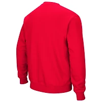 Colosseum Scarlet Rutgers Knights Arch & Logo Sweat à col rond pour homme