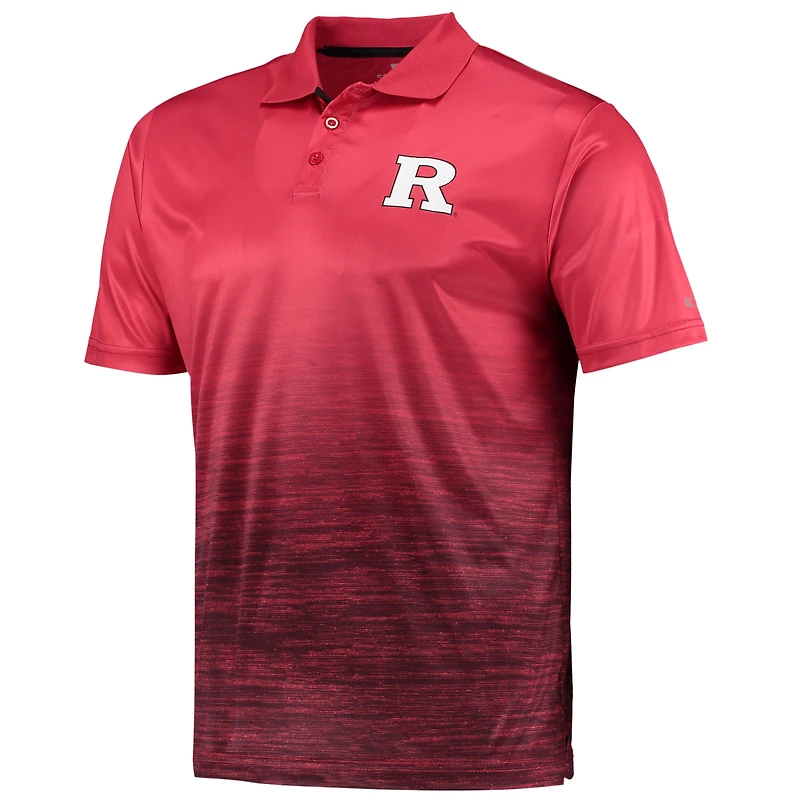 Men's Colosseum Scarlet Rutgers Knights Marshall Polo