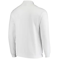 Colosseum pour homme Blanc Rutgers Scarlet Knights Tortugas Logo Quarter-Zip Jacket