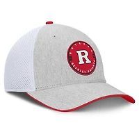 Men's Fanatics  Heather Gray Rutgers Scarlet Knights Trigger Flex Hat