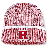 Men's Fanatics  Scarlet/White Rutgers Scarlet Knights Haze Cuffed Knit Hat